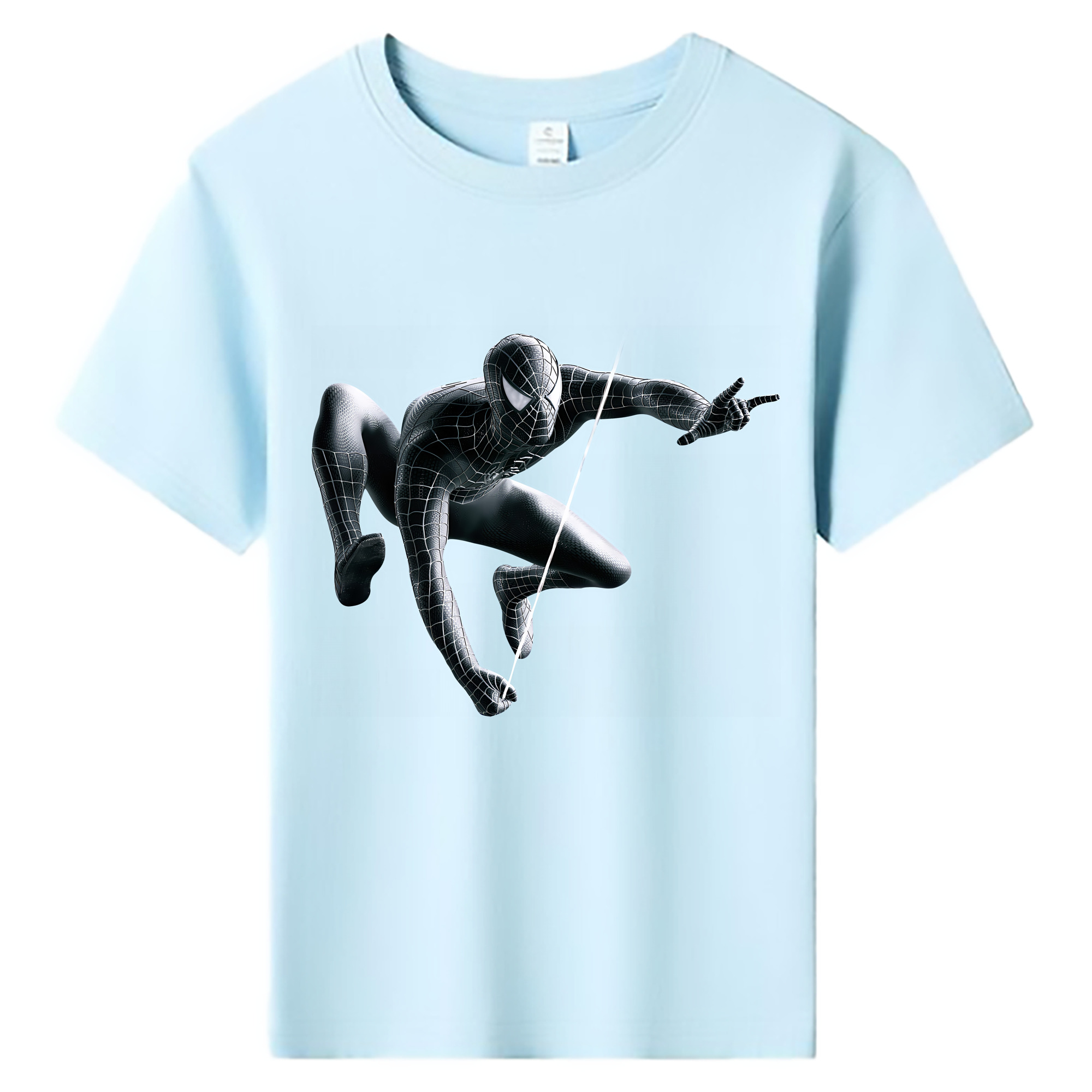 （画像用） Spider Man スパイダーマン 綿100％キッズTシャツ（フロントプリント）